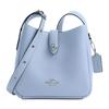 Hadley 20 Logo Zipper Dark Pocket Leather Crossbody Bag Small Women Crossbody Bag Blue CAL60-SVPUB