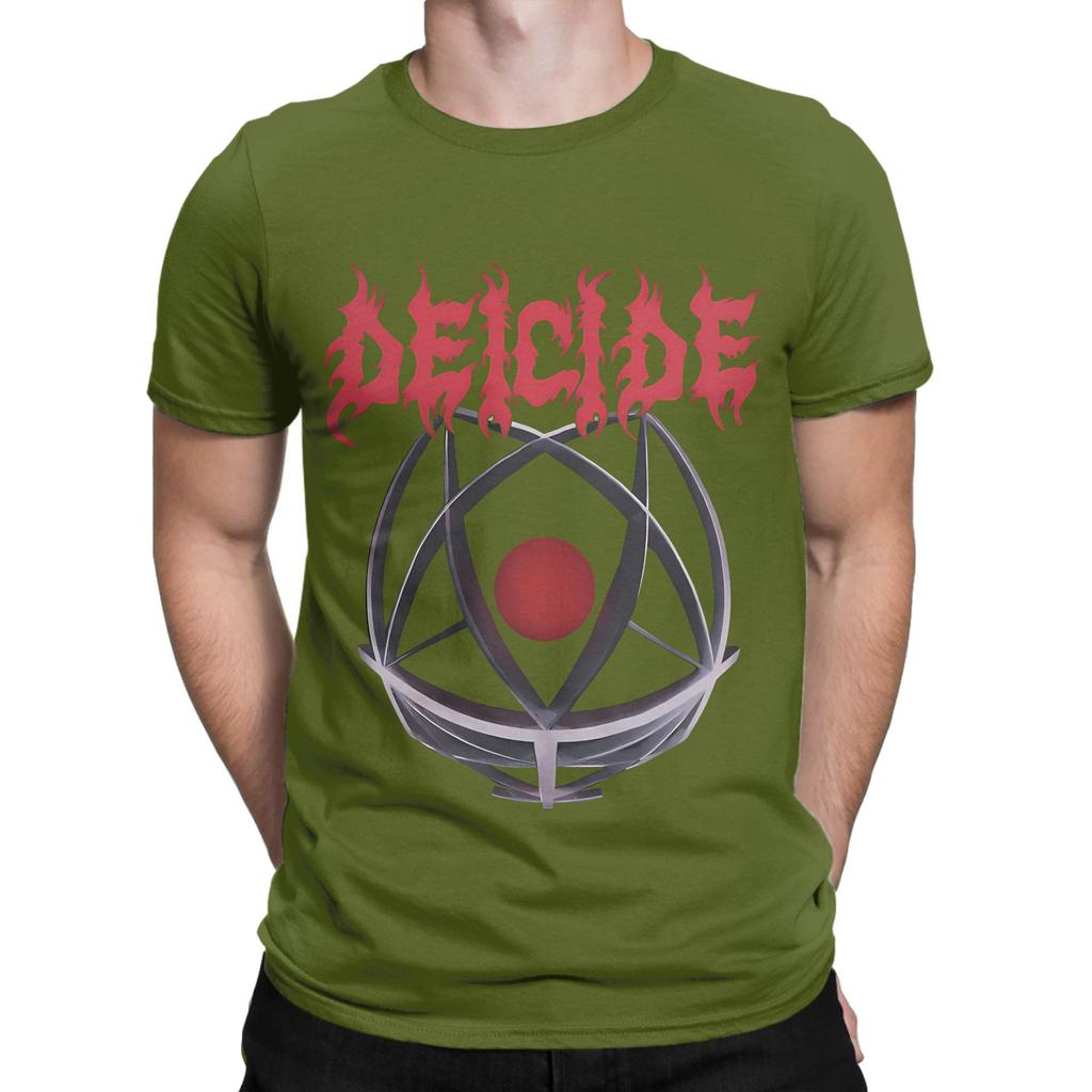 Deicide Logo Novelty 100% Baumwolle T-Shirt Deicide T-Shirts Oberteile Für Unisex