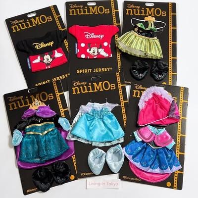 Set 6 Disney nuiMOs Frozen Spirit Jersey Mickey Minnie Costume Japan