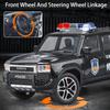 1:24 Scale SRT Hellcat Prado LC250 Police Car Model Toy Doors Opened Pull Back Light Music Miniature Vehicles Kids Boys Gifts