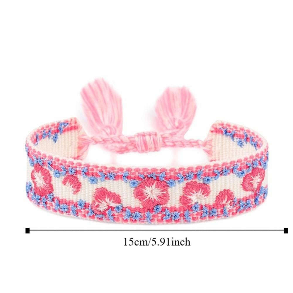 Stackable Wrap Woven Charm Bracelets Adjustable Rope Boho Weave Bracelet  Jewelry Gift