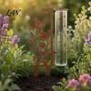 Decorative Bird And Flower Rain Gauge Outdoor, 7.8 Inch Gauges for Measuring Precipitation, Freeze Proof Artistic Metal Gauge, Vintage Garden