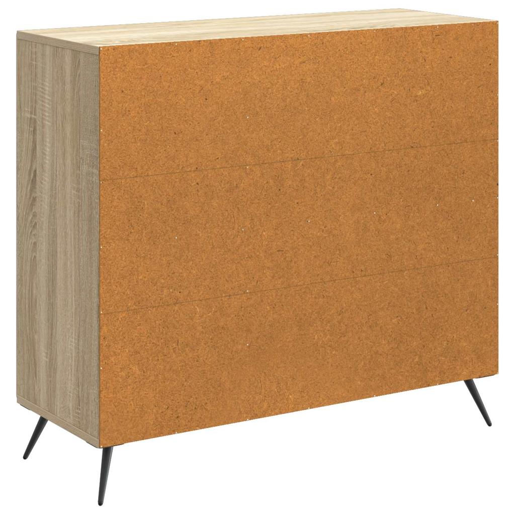 Sideboard Sonoma Oak 89 x 34.5 x 80 cm Engineered Wood