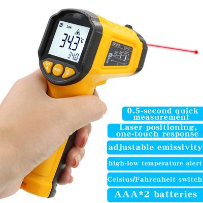 TS380 Infrarot-Berührungslos-HYTAIS-Thermometer Handheld Industriell Hochpräzise Elektronisches Temperaturmessgerät TS600
