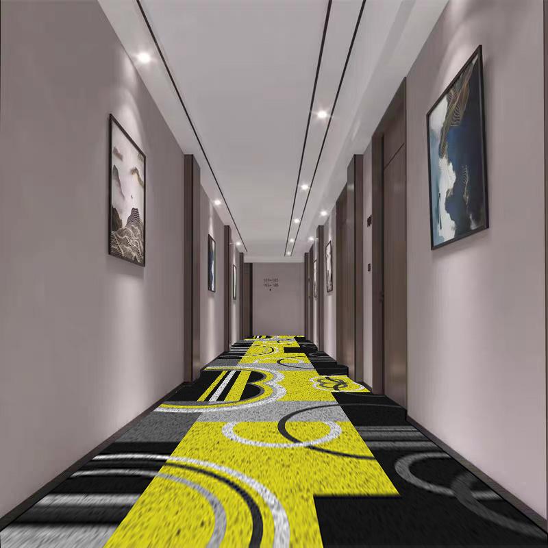 Nordic Geometric Style Long Corridor Carpet Luxury Hallway Area Rugs Non-slip Stair Floor Mat Aisle Carpet Runner Customizable