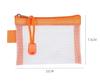 Zipper Credit Card ID Bag Lipstick Pouch Data Line Key Earphone Organizer Mini Clear Nylon Mesh Zipper Coin Purse Cute Wallet