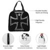 West Coast Iron Cross Choppers Insulated Lunch Bag for Women Children Portable Food Boxes Thermal Lunch Box Tote