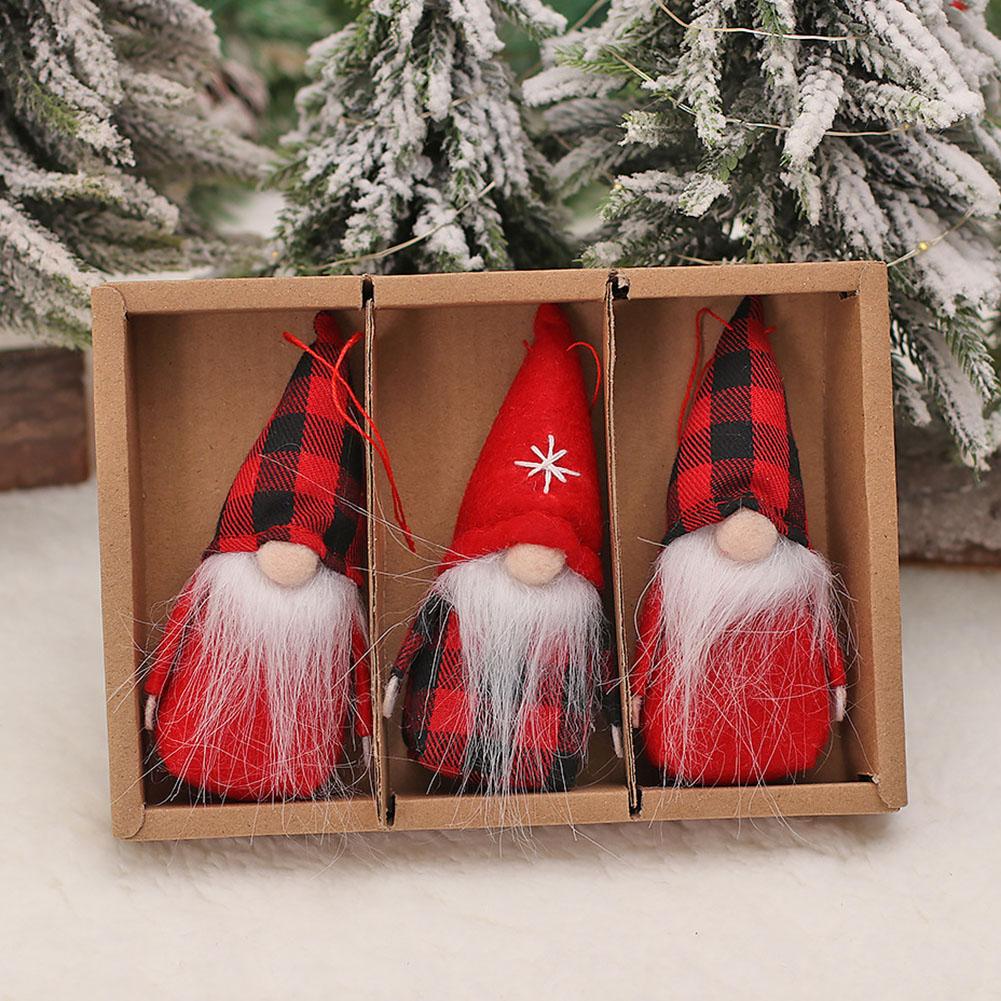 Gnomes Christmas Faceless Doll Christmas Decorations For Home Xmas Tree Pendants Ornaments Noel Deco Navidad Natal New Year 2025