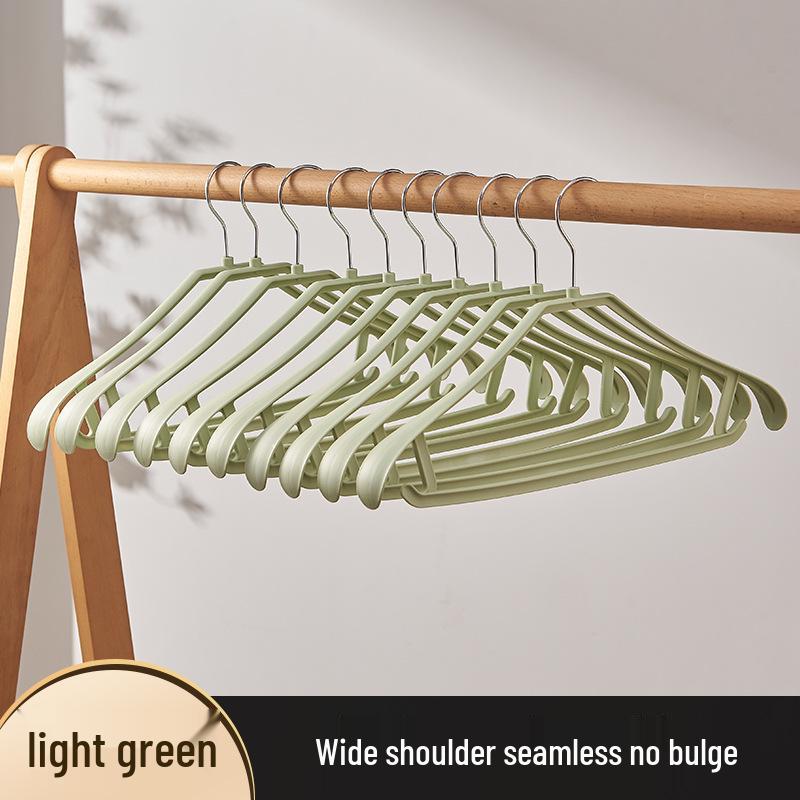 Wide-Shoulder Non-Slip Plastic Hanger for Wet & Dry Clothes, Anti-Shoulder Mark, Ideal for Home & Dorm Use