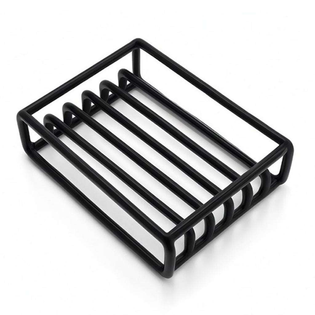 Stainless Steel Soap Holder Metal Soap Dish with Drainage Bathroom Organizer Rustproof for Shower Sink Countertop