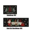 Christmas Kitchen Floor Mat Long Non-Slip Absorbent Floor Mat Household Kitchen Dirt Resistant Mat Door Mat Long Santa Carpet