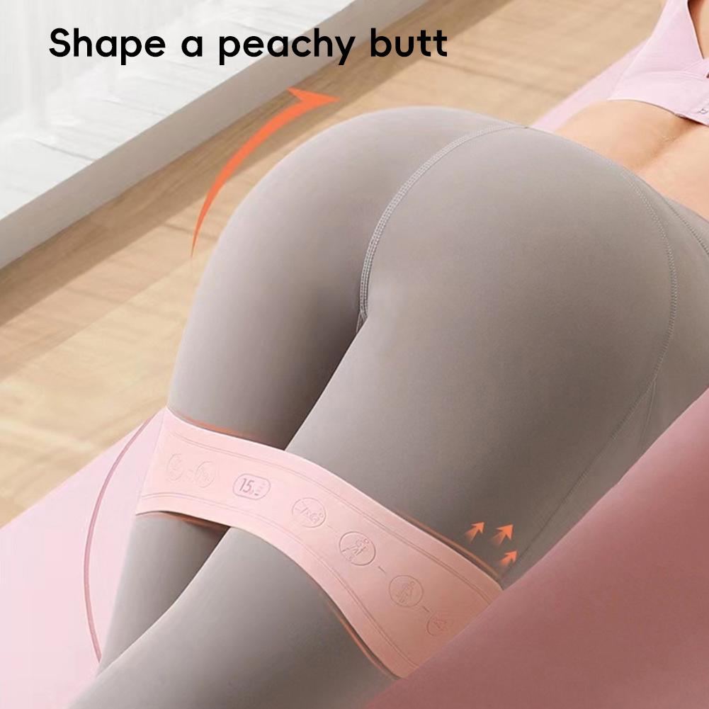 1PC 15/25/35/50LB Yoga Pilates Silicone Elastic Band Women's Hip Lifting Stretch Resistance Band Home Fitness Products