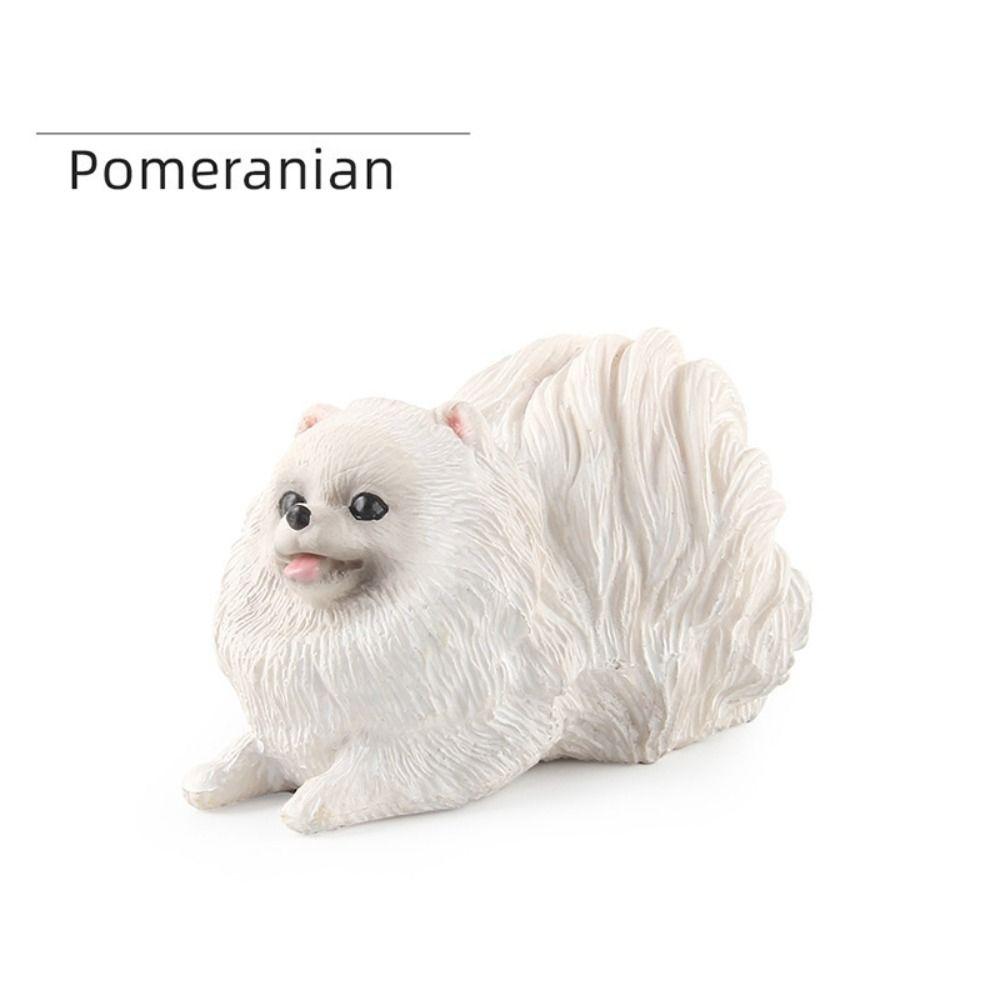 Solid Miniature Animal Model Realistic Dog Figurine Children's Toys   Collection