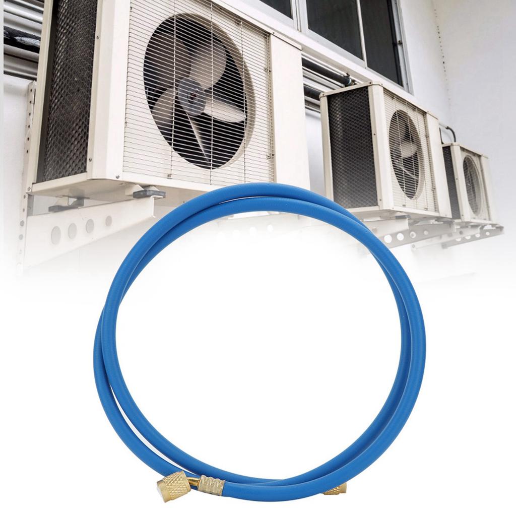 Conditioner Refrigerant Recharge Hose  Conditioning Refrigeration Adding Tool Accessory(Double English Standard Joint 2Pcs 1.5meters )