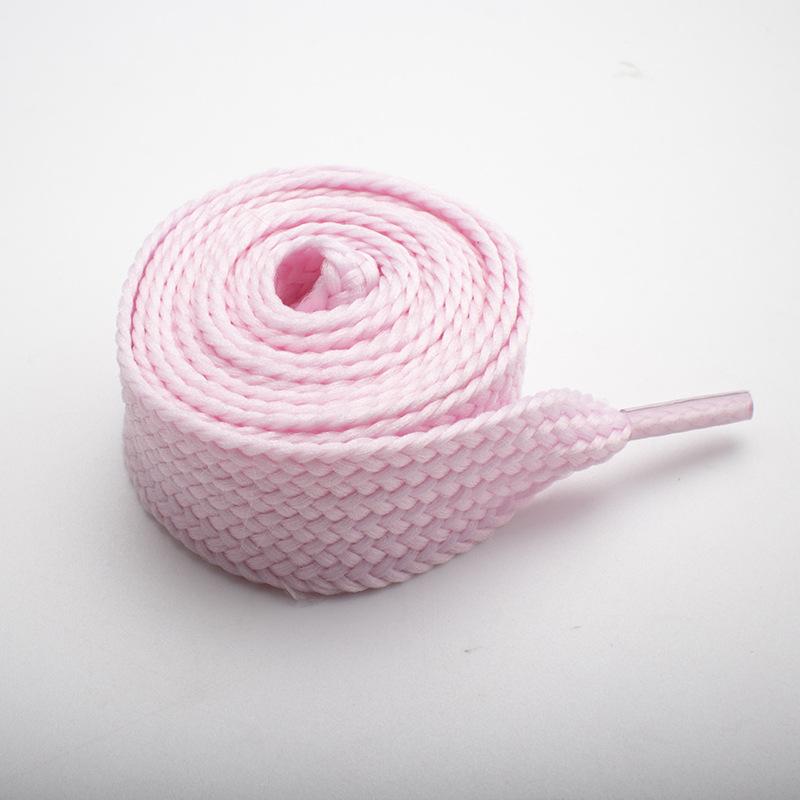 2Cm Wide Fat Shoe Laces For Sneakers Colorfast Replacement Laces For Shoes Classic Cotton Rope Flat Laces