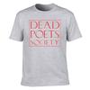 Unisexs Pure Cotton TShirt Dead Poets Society Vintage Print Casual Short Sleeve Tee for Daily Wear