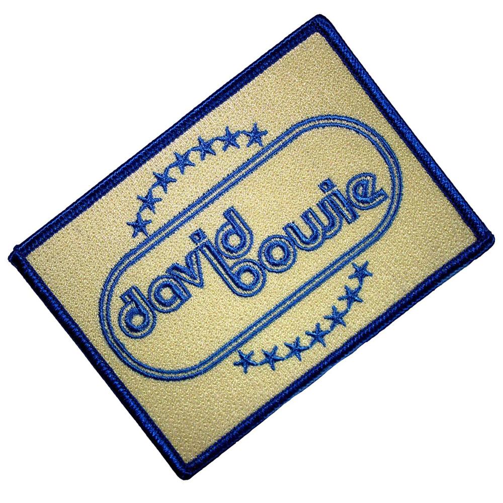 David Bowie Oval Iron On Patch