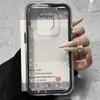 Colorful Star Pattern 2 in 1 Candy Color Clear Phone Case For iPhone 11 12 13 14 15 16 17 Pro Max Plus Air Silicone Soft Cover