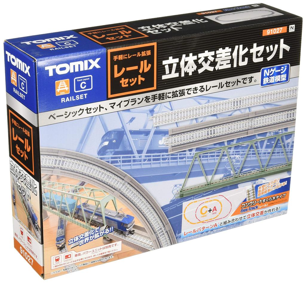 TOMIX N Gauge Rail Set Grade Crossing Set C Pattern 91027 Railway Model Rail Set