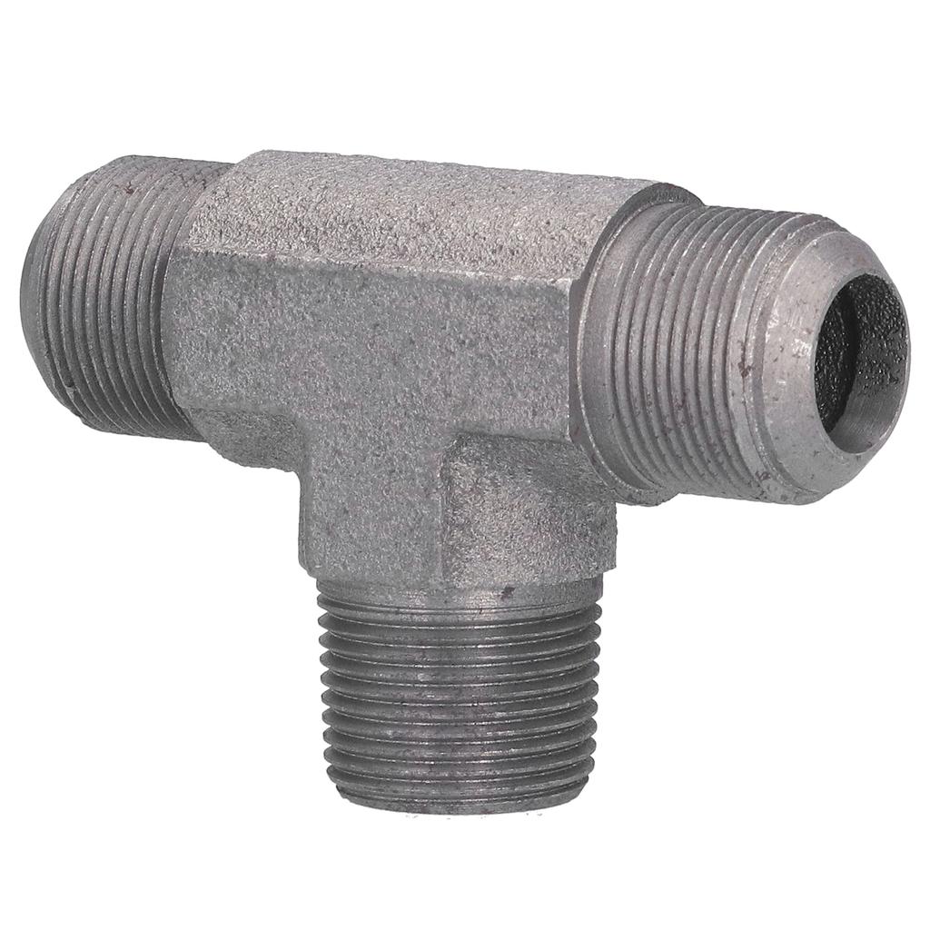 Teu drept Fier Durabil Lustruit cu Atenție Fiting Teu pentru Țeavă de Compresie pentru Pompă de Aer Aer