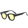  New Retro Square Sunglasses Women Fashion Leopard Blue Shades UV400 Men Trending Punk Rivets Sun Glasses