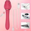Rose-Sucking Toys Vibrator for Women Nipples Clitoris Vacuum Clit Sucker Stimulator Female Sex Toys Goods Vibrators for Adults Waterproof Masturbator