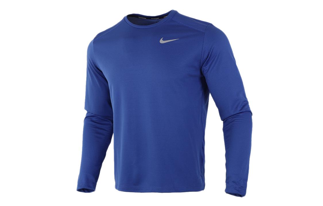 Nike T Shirts Men s Royal Blue Crew Neck Moderate Straight Fit BV4754-431 XXL