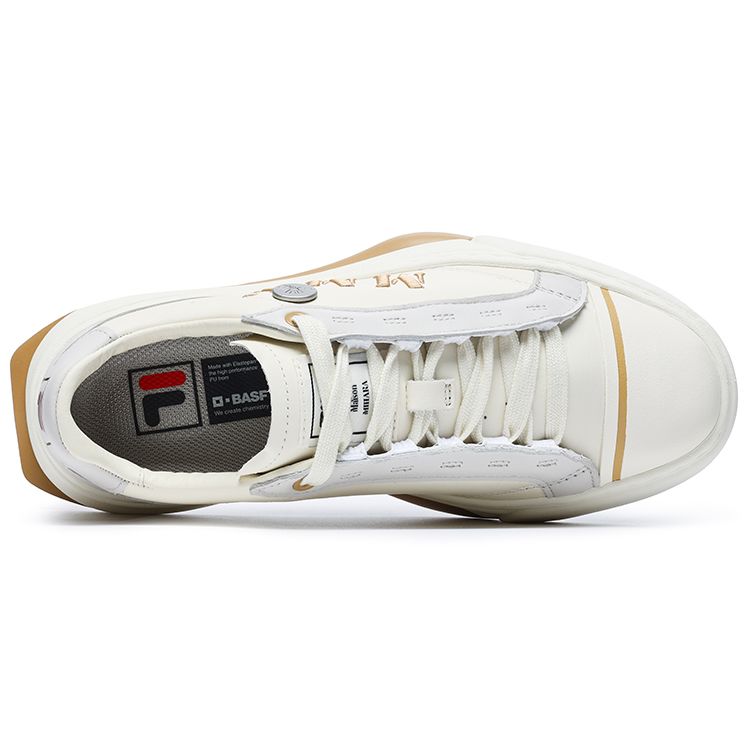 Mihara Yasuhiro X Fila FM-4 Fashion Durable Low-Top Skate Shoes Women sneaker Vanilla-Ice Antarctic-Gray F12W234209FVA