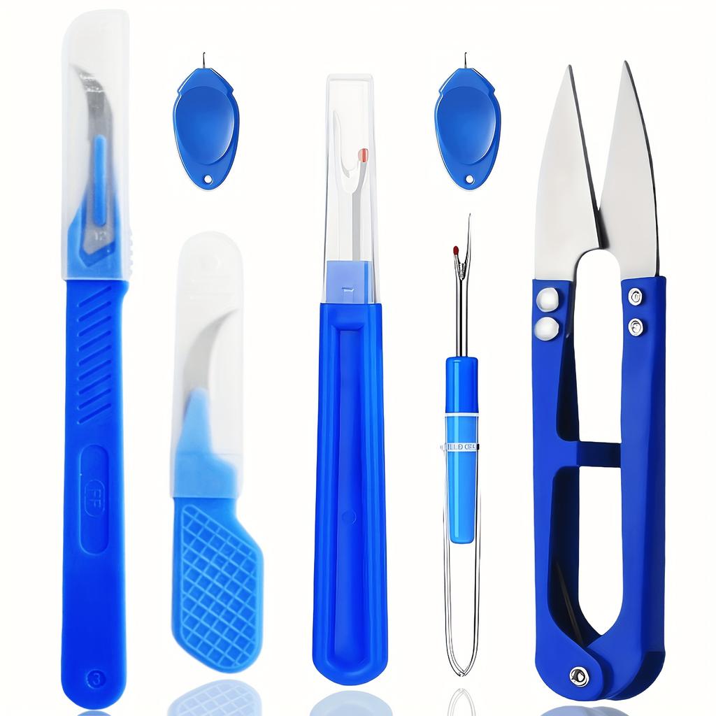 5/7pcs Sewing Tool Set, Thread Snips, Thread Scissors, Stitch Remover Tool Kit, Suitable for Sewing,Crafts And Sewing Supplies