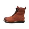 Comfortable Abrasion Resistant Thermal Sheepskin Thermal Abrasion Resistant Coverage Short Snow Boots Men's 1094389-ROX