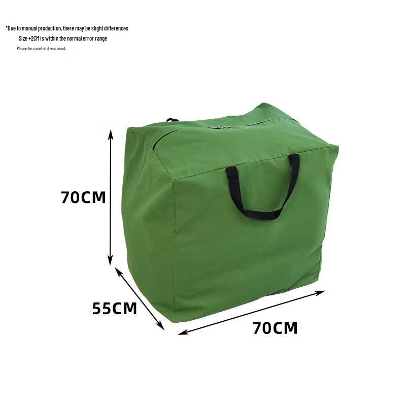 Extra Large Thick Canvas Laundry Linen Bag with Zipper