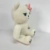 Kpop MIRA Witch Hunters Official Merchandise Square Face Bow Tie Bear Plush Toy 27cm Stuffed Animal Doll Gift