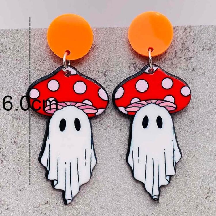 Flowers Stud Earring Cute Spook Dangle Earrings for Women Girls Thanksgiving