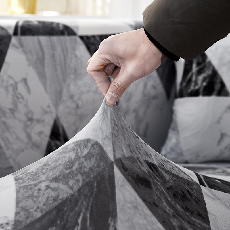 Geometry Elastic Stretch Sofa Cover Slipcovers All-Inclusive Couch Cover For Different Shape Sofa Chair L-Style Need 2Sofa Cover