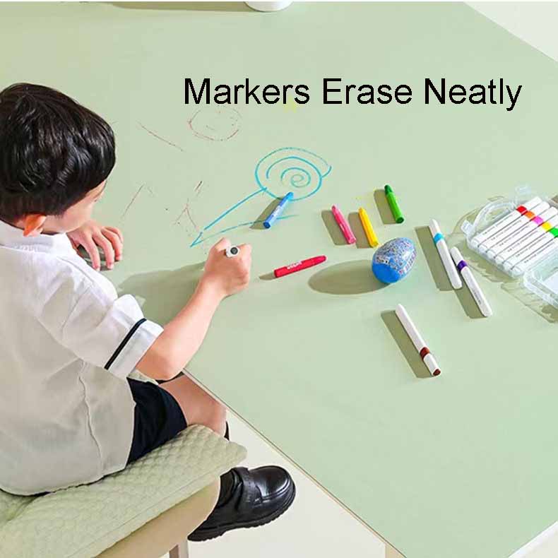 Waterproof Non-Slip Silicone Desk Mat Kids Writing Drawing Table Protector Home Office Supplies
