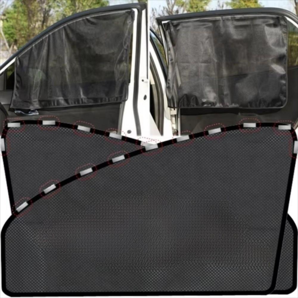 Pare-soleil de fenêtre à vue dégagée Rideaux pare-soleil de voiture pliables Accessoires automobiles avant arrière