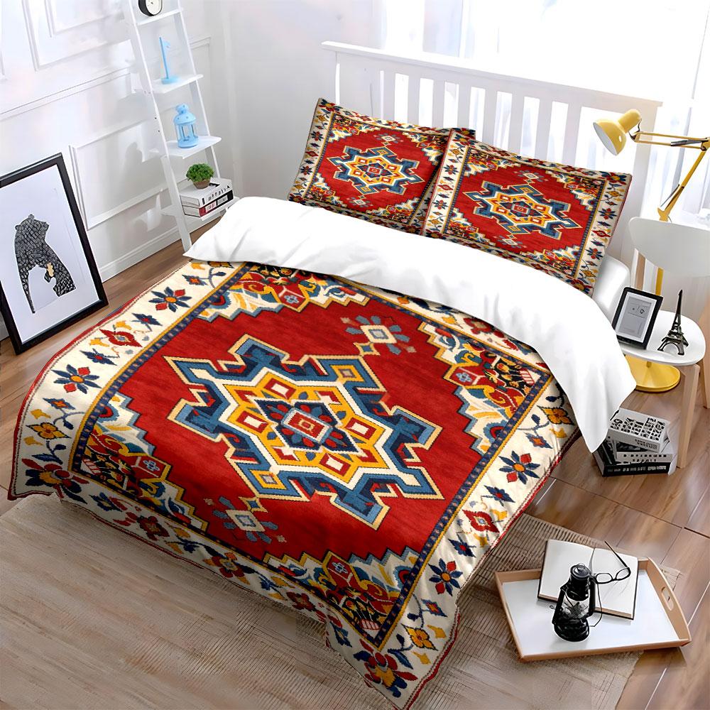 Geometric Shapes with Floral Accents. Bedding Sets Duvet Cover Sets Duvet Covers Pillowcases(1 * Duvet Cover 2 * Pillowcases Without Duvet Insert)