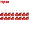 4-32pcs Creative Christmas Boot Hanging Pendant Gold Santa Claus Bow Stocking Party Xmas Tree Red Socks Drop Ornaments Supplies