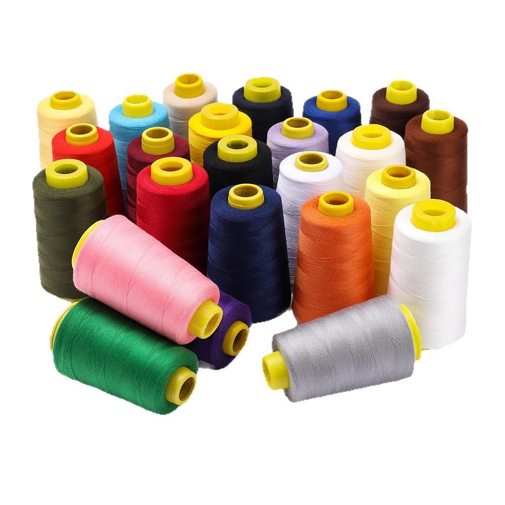 Large Roll 402 Sewing Thread, Sewing Machine Suitable for Factory Household Polyester High-speed Pagoda Thread, Manual DIY Sewing Clothing