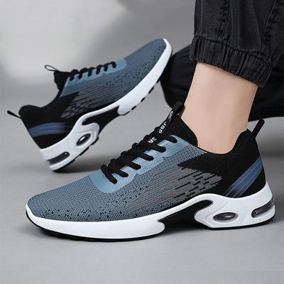 Men's Running Shoes Male Fashion Lightweight Breathable Lace Up Mesh Walking Shoes Workout Casual Sports Sneakers For Men