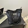 Sequins Fashion Shoulder Bag Women 2025 Underarm Bag Out Tote Bag Women