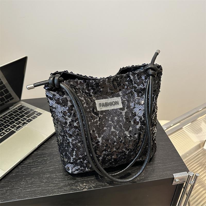Sequins Fashion Shoulder Bag Women 2025 Underarm Bag Out Tote Bag Women