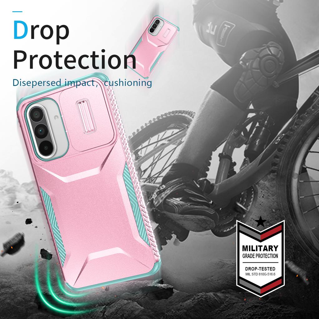 For Samsung Galaxy A36 5G/A56 5G Case Camshield TPU+PC Phone Cover Non-Slip Side Edge
