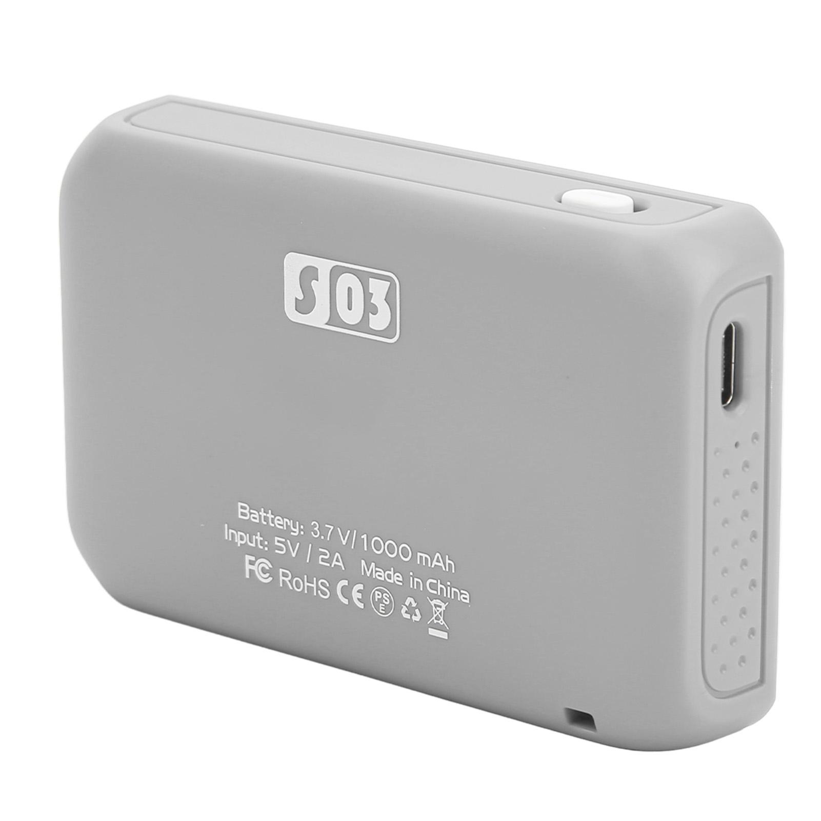 

Weeylite S03 LED Video Light RGB Full Color Wireless Bluetooth APP Mini Photography Lighting for VLOG Gray серый