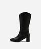 Salt And Chocolate [Suede Ver. Added] Pointed Toe Western Long Boots 412148003 (6Cm/3 Colors) (A Type)