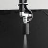 Industrial Restaurant Sink Faucets set 45" Flexible Hoses Black Sprayers set Pre-Rinses Hoses with Spray Valves for Sink