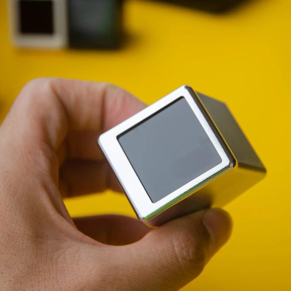Super Cool Mini WiFi Desktop Weather Digital Clock Station with IPS LCD Screen Gadget for Decoration