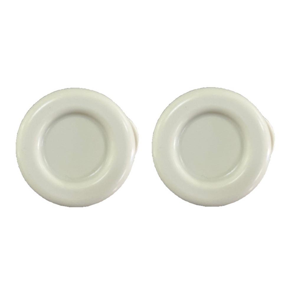 

2Pcs Easy To Clean Silicone Replacement Caps Vacuum Sealed Sealing Cap Kitchen Tool Bottle Lids белый
