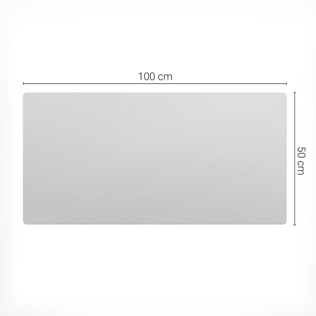 Uniwersalna Mata Ochronna Pod Sprzęt Komputerowy Kolor Szary 100X50 Cm