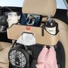 PU LeatherCar Seat Back Storage Box Tissue Box Water Cup Mobile Phone Holder For Honda Civic Accord Jazz CR-Z Element Insight AK7